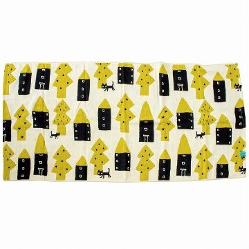 マタノアツコ　ガーゼバスタオル（迷子のMEME BEBE）オフホワイトの画像