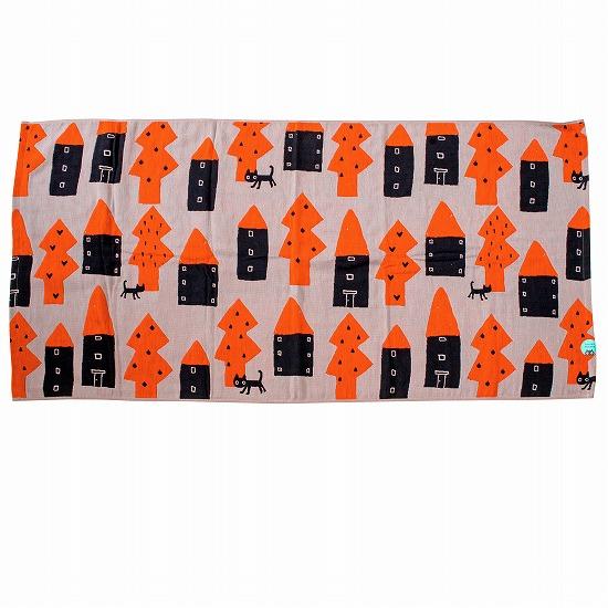 マタノアツコ　ガーゼバスタオル（迷子のMEME BEBE）グレーの画像