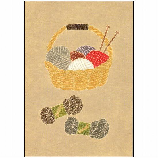 伊藤絵里子 ポストカード（毛糸かご）の画像