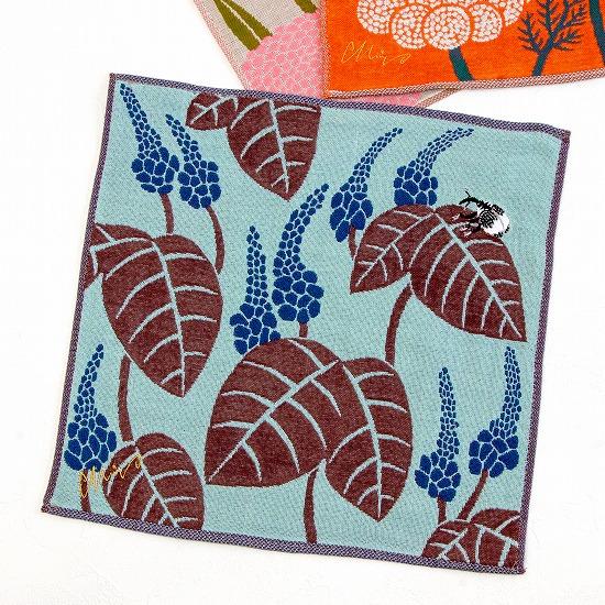 moritaMiW　３重ガーゼハンカチ（花とゾウムシ）の画像