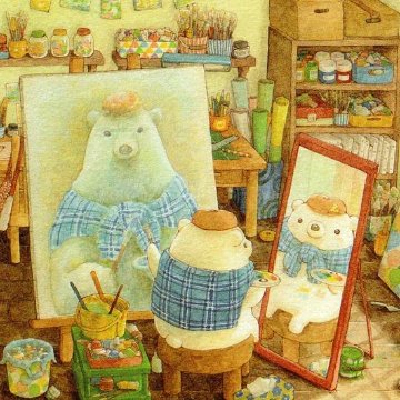ちっぷ ポストカード（自画像）の画像