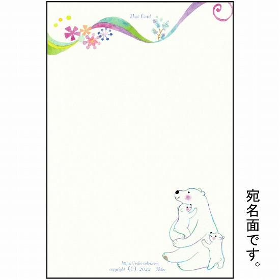 Roko ポストカード（オーロラとシロクマ）の画像