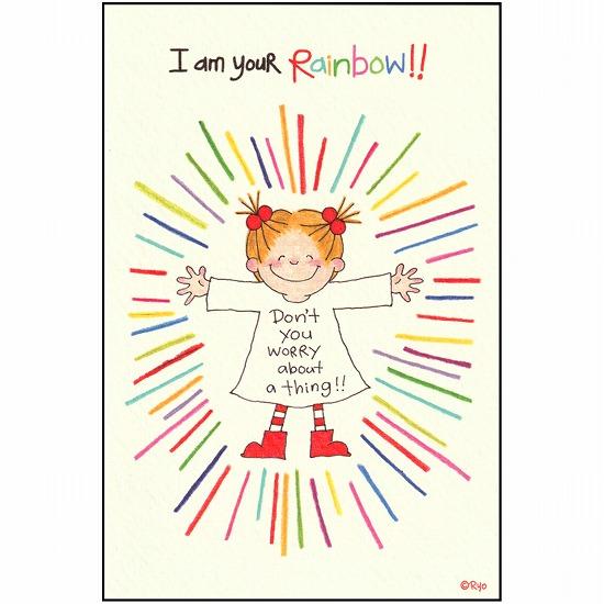 ココちゃん ポストカード（レインボー）の画像