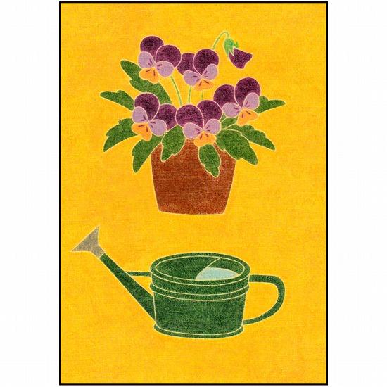 伊藤絵里子 ポストカード（パンジー）の画像