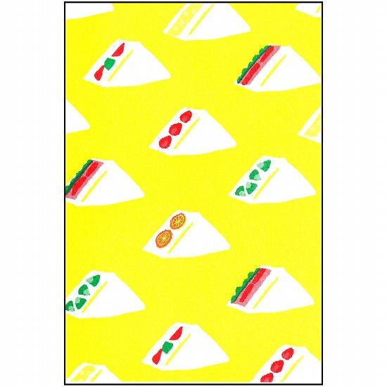 レトロ印刷　ポストカード（サンドイッチ）画像