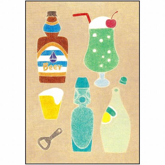 伊藤絵里子 ポストカード（いろんな飲料）の画像