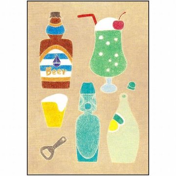 伊藤絵里子 ポストカード（いろんな飲料）の画像