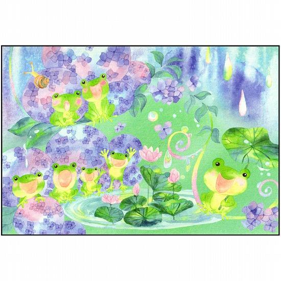 Roko ポストカード（かえるのがっしょう）の画像