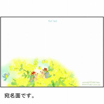 Roko ポストカード（ミモザ行進曲）の画像