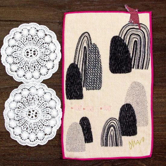 moritaMiW　ポケットハンカチ（トオボエオオカミ）の画像