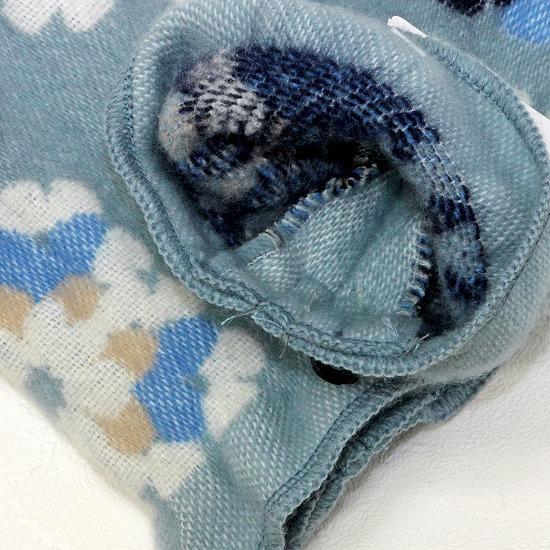 ラシクモア　ハンドウォーマー（クロッシェ）ライトブルーグレーの画像