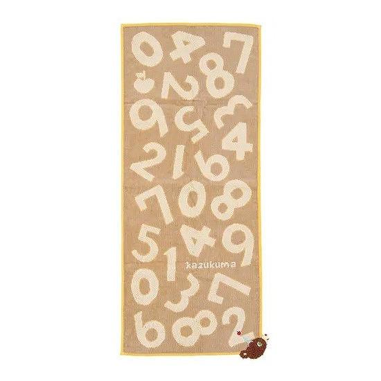 かずくま　フェイスタオル（ワッペン）の画像