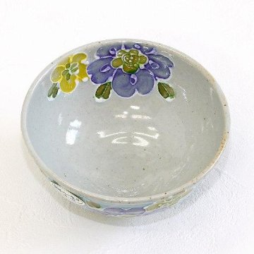波佐見焼　軽々飯碗（一珍花想い）ブルーの画像