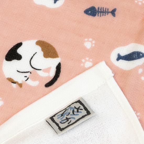 さいか　ガーゼたおる（魚の夢）ピンクの画像