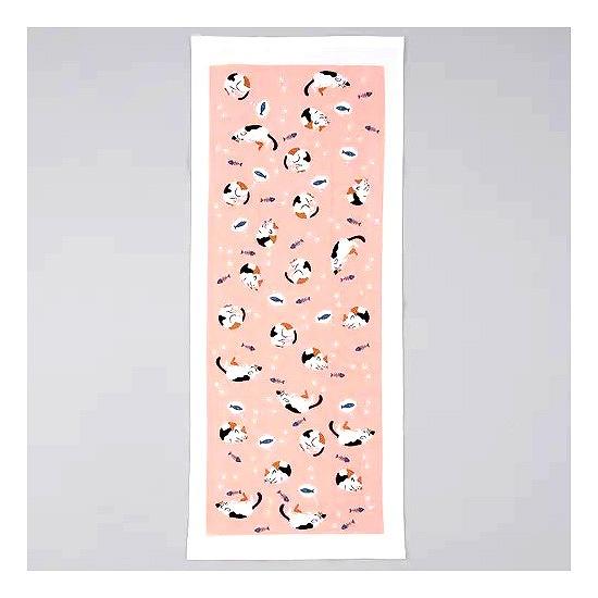 さいか　ガーゼたおる（魚の夢）ピンクの画像