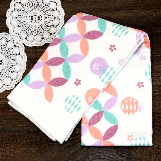 さいか　ガーゼたおる（モダン七宝）パープルの画像