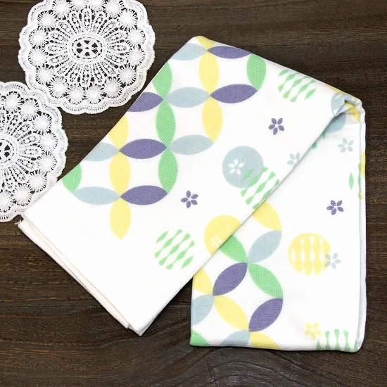 さいか　ガーゼたおる（モダン七宝）ブルーの画像