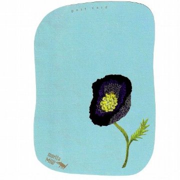 morita MiW　ポストカード（blue flowers）の画像