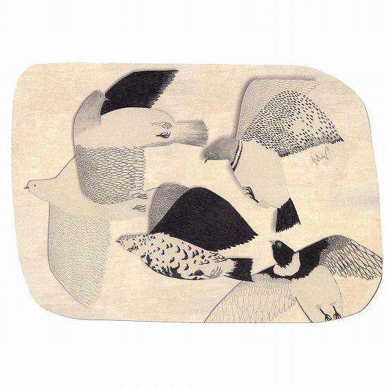 moritaMiW　ポストカード（どこまでも　どこまでも　どこまでも）の画像