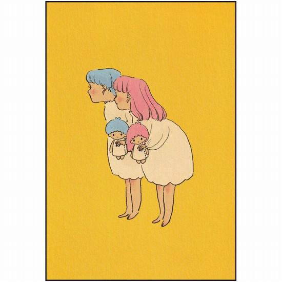 リトルツインスターズ MARGINAL#4 色紙 ポストカード 特典 リトルツインスターズ MARGINAL#4 色紙 ポストカード 特典