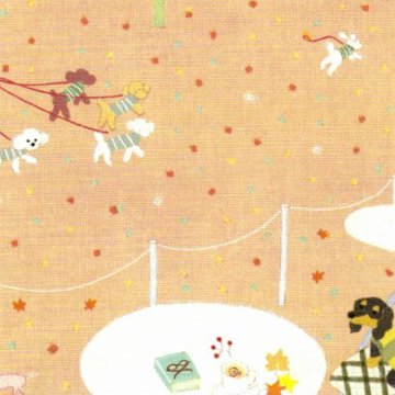 ひらいみも ポストカード（子ブタと秋散歩）の画像