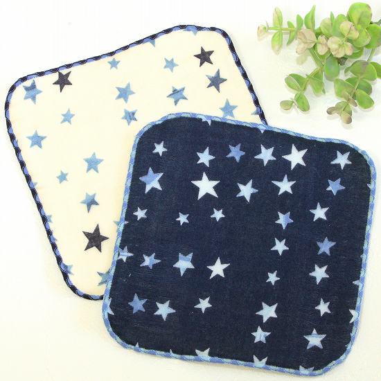 COCO WALK　ガーゼミニハンカチ（ナイトスター）の画像