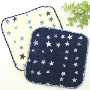 COCO WALK　ガーゼミニハンカチ（ナイトスター）の画像