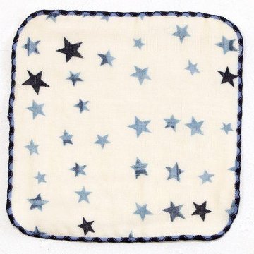 COCO WALK　ガーゼミニハンカチ（ナイトスター）の画像