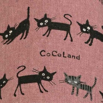 外縫いスリッパ（黒猫）　約25cmの画像