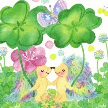 Roko ポストカード（よつばと小さなひと時）の画像