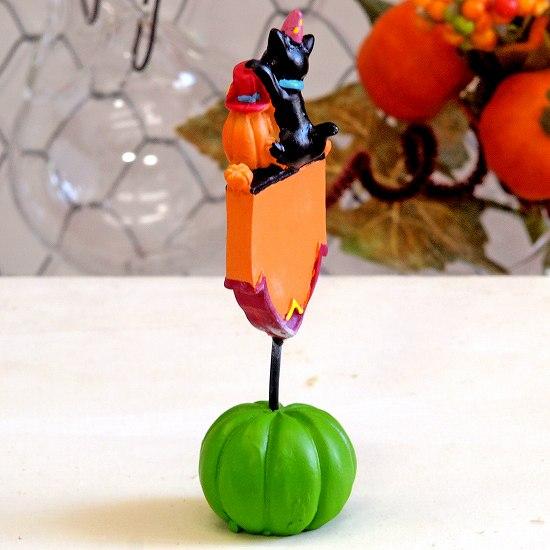 ハロウィン　パーティキャット　フラッグパンプキンの画像