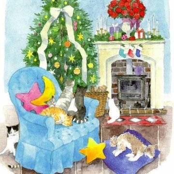 三好貴子 ポストカード（クリスマスイブの夜）の画像