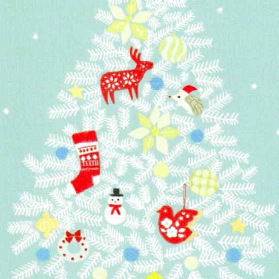 ひらいみも ポストカード（クリスマスツリー：北欧風）の画像