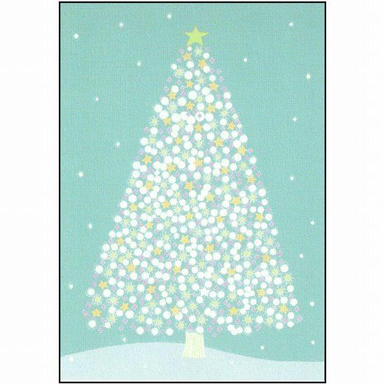 ひらいみも ポストカード（クリスマスツリー：星）の画像