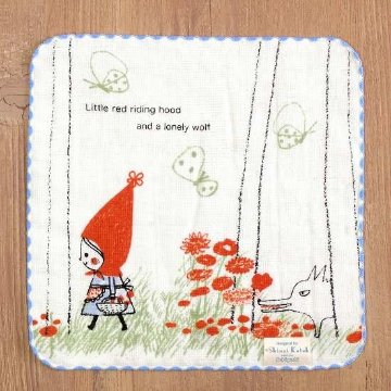 シンジカトウ　タオルハンカチ（赤ずきん/road）の画像