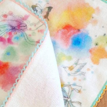 プティット・プぺ　ガーゼミニタオル（キラキラこねこ）の画像