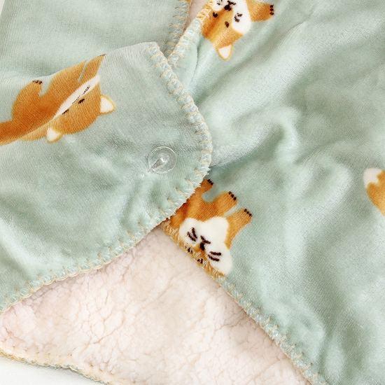 スワンネル3wayひざ掛け（スナギツネ）ミントの画像