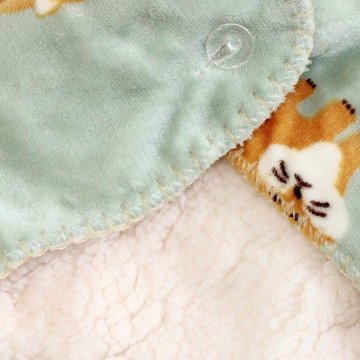 スワンネル3wayひざ掛け（スナギツネ）ミントの画像