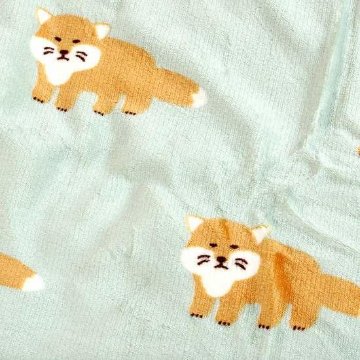 スワンネル3wayひざ掛け（スナギツネ）ミントの画像