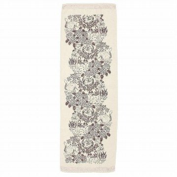 うすい　かるい　ながい　タオルてぬぐい（猫の庭）の画像