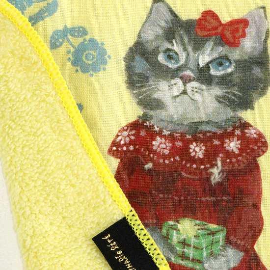 ナタリー・レテ　ガーゼハンドタオル（Gray cat）の画像
