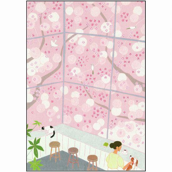 ひらいみも ポストカード（満開の桜）の画像