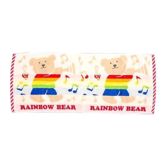 レインボーベア フェイスタオル（パレード）/雑貨の通販