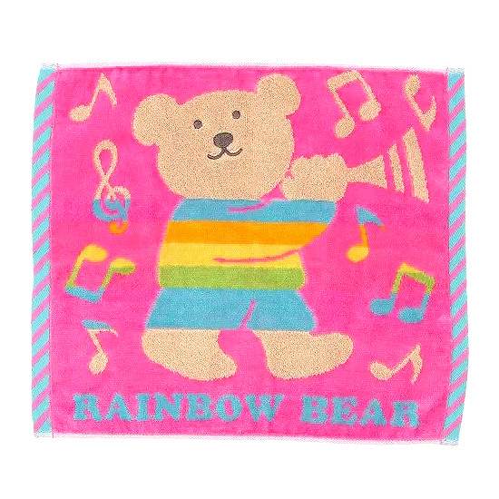 レインボーベア　大判バスタオルとハンドタオル4枚セット レインボーベア（RAINBOW BEAR）｜みんなを笑顔にするタオル