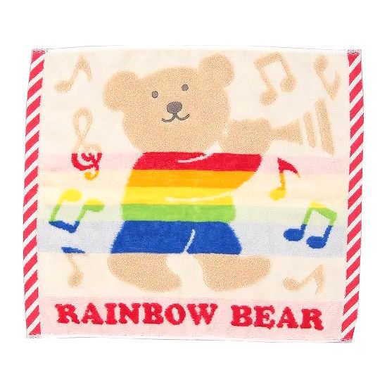 レインボーベア ウォッシュタオル（パレード）/雑貨の通販