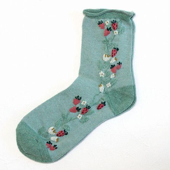 あなたに優しい靴下（苺）の画像