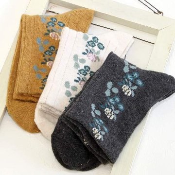 lucky motif　ソックス（三つ葉クローバー）の画像