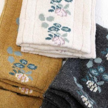 lucky motif　ソックス（三つ葉クローバー）の画像