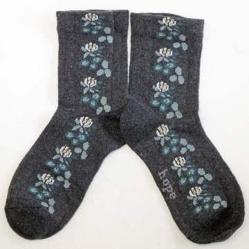 lucky motif　ソックス（三つ葉クローバー）の画像