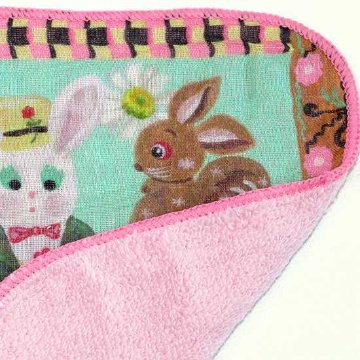 ナタリー・レテ　ガーゼハンドタオル（Gardener Rabbit）の画像